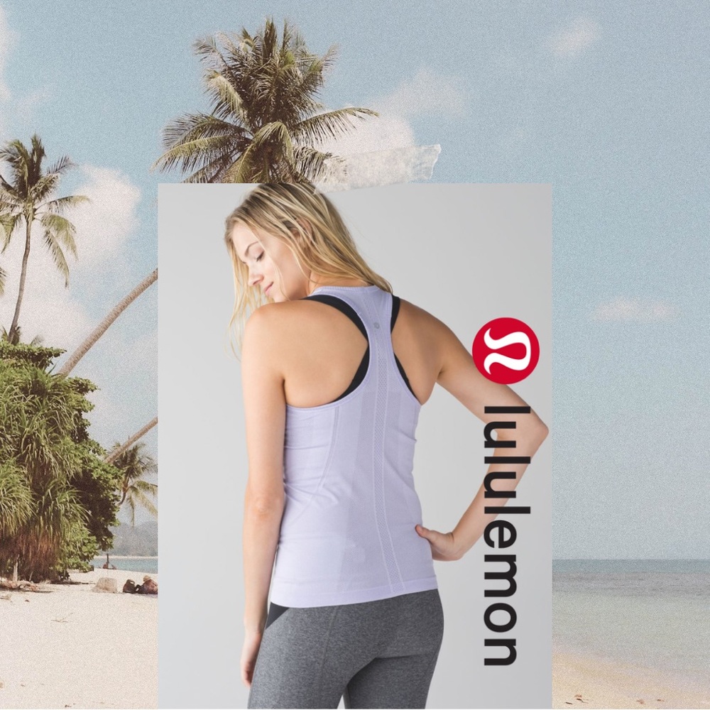 🌟Lululemon Swiftly Tech Racerback Heathered Lilac🌟